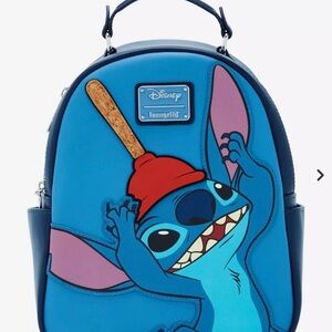 Loungefly Disney Stitch Backpack - Blue and Red